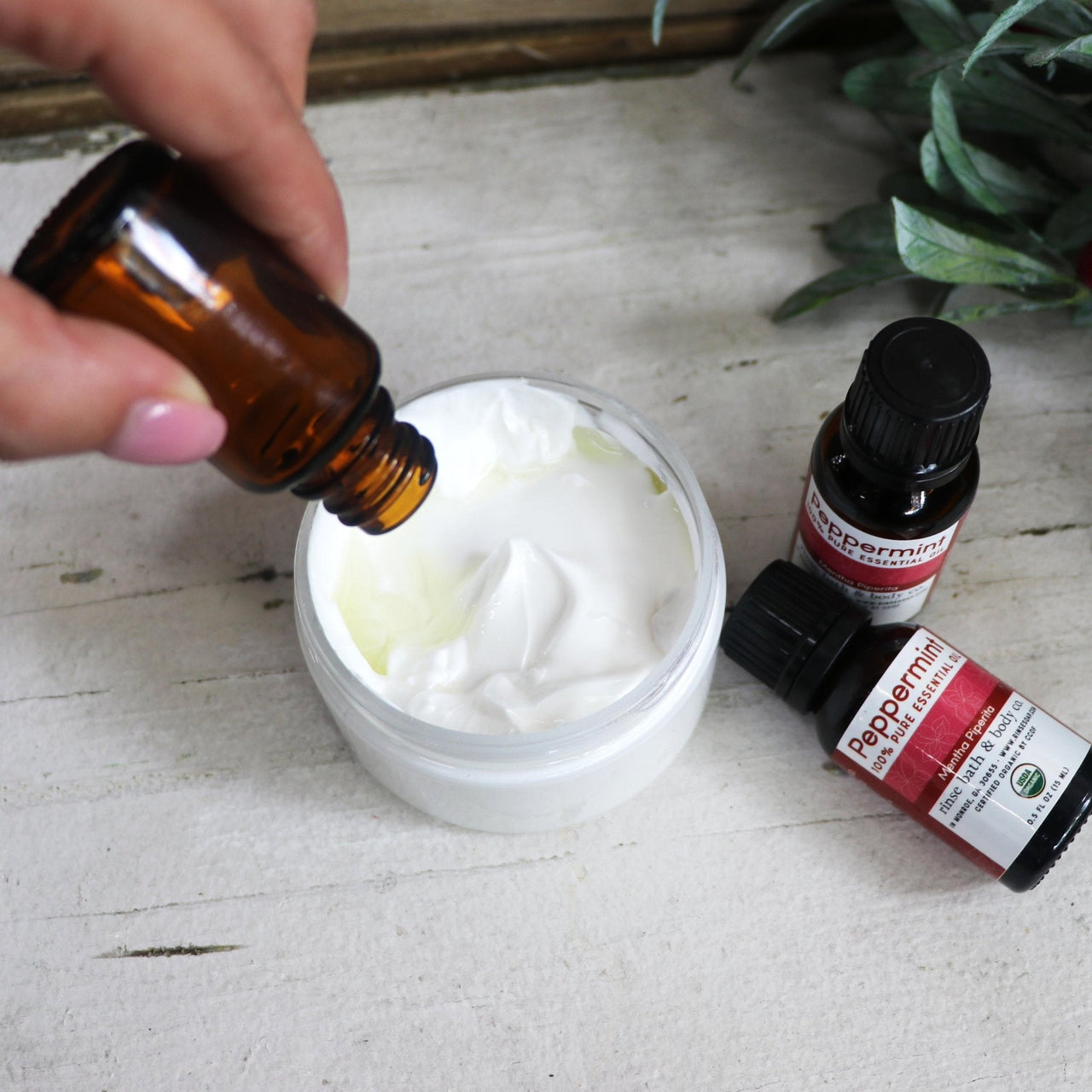Rinse pure essential oils