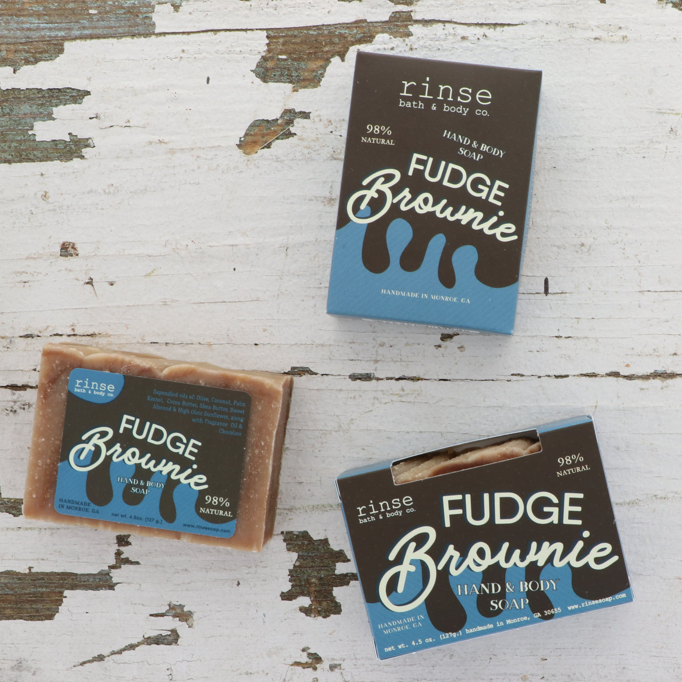 Fudge Brownie Handmade Soap — lifestyle