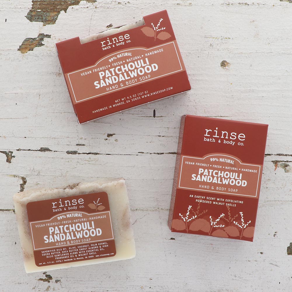 Mini Patchouli Sandalwood Soap Bar — lifestyle