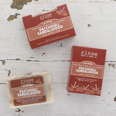 Mini Patchouli Sandalwood Soap Bar — lifestyle