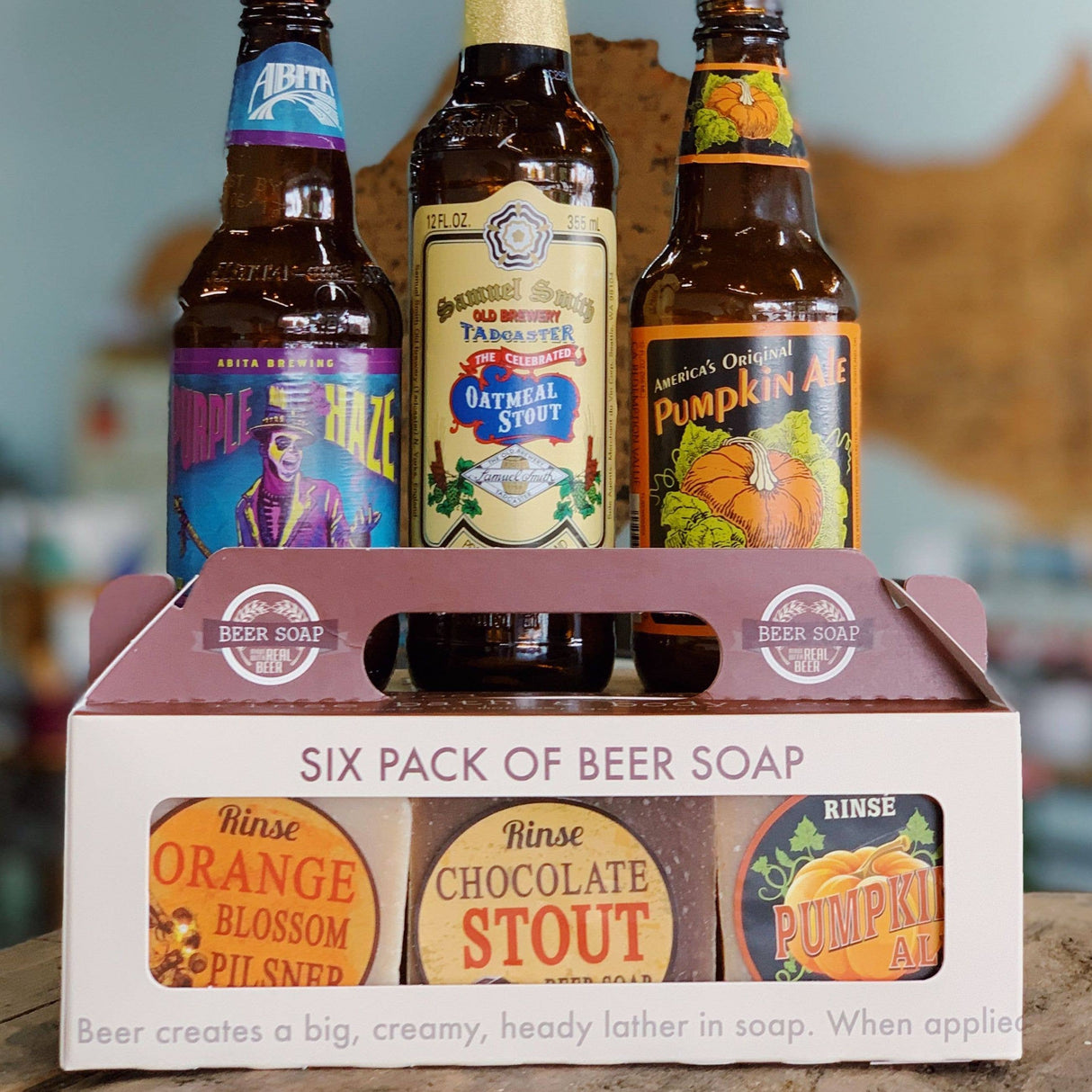 Beer Soap | Six Pack | Craft Beer Lather | Rinse