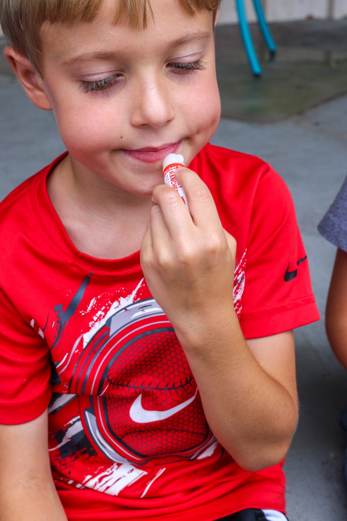 Natural Lip Balm — in-use