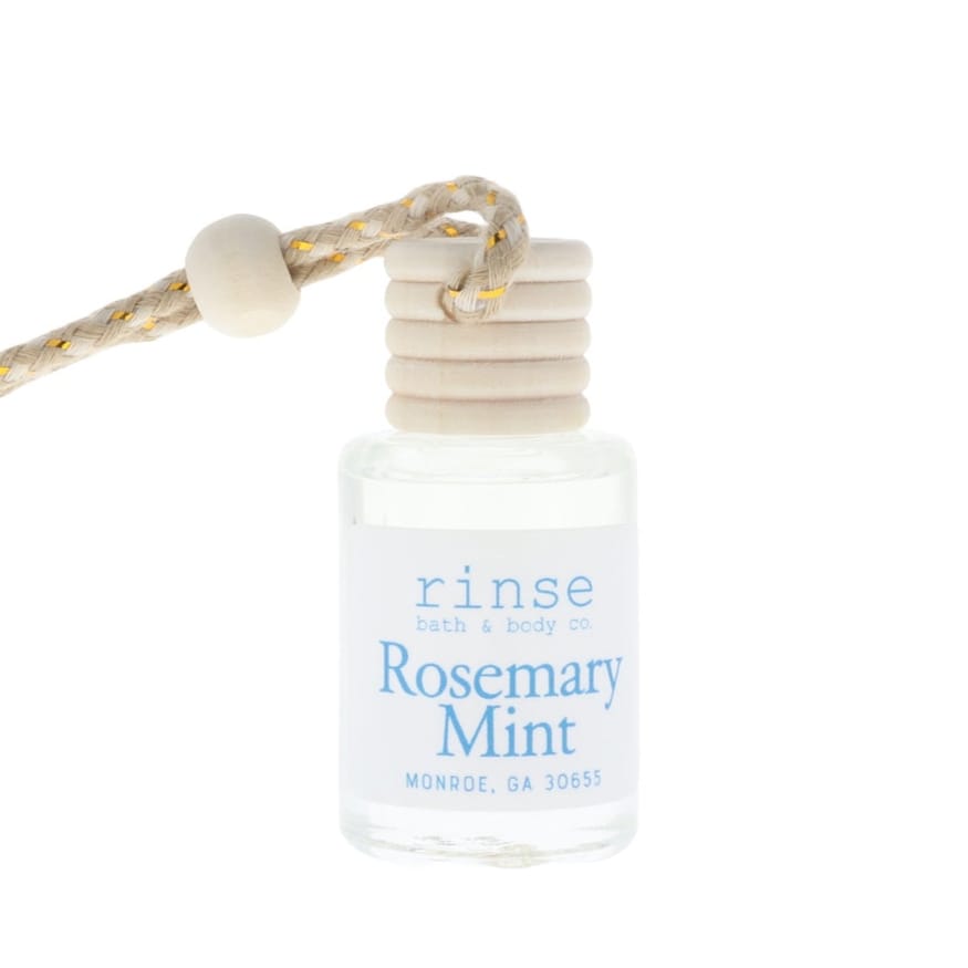 Natural natural car air freshener | Rosemary Mint | Rinse Bath & Body Co.
