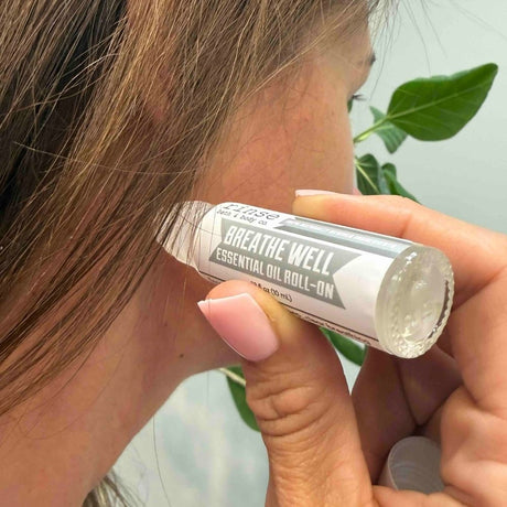 Breathe Well Essential Oil Roll-On | Congestion Relief Aromatherapy | Rinse