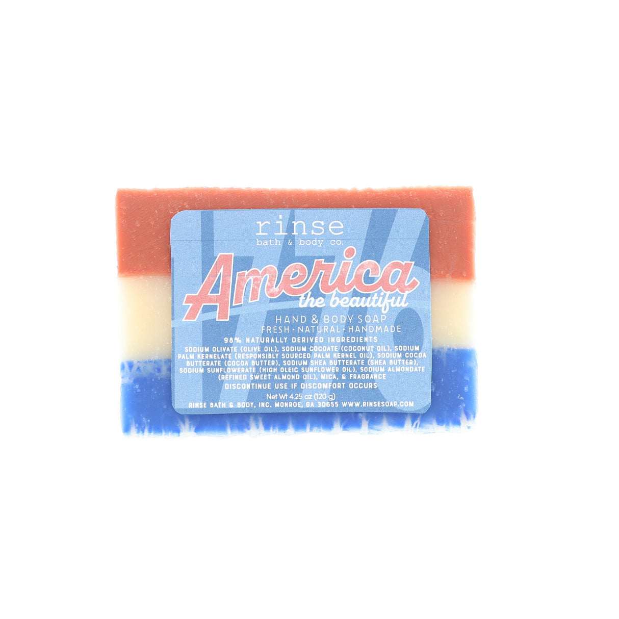 America the Beautiful Bar – Rinse Bath & Body Co.