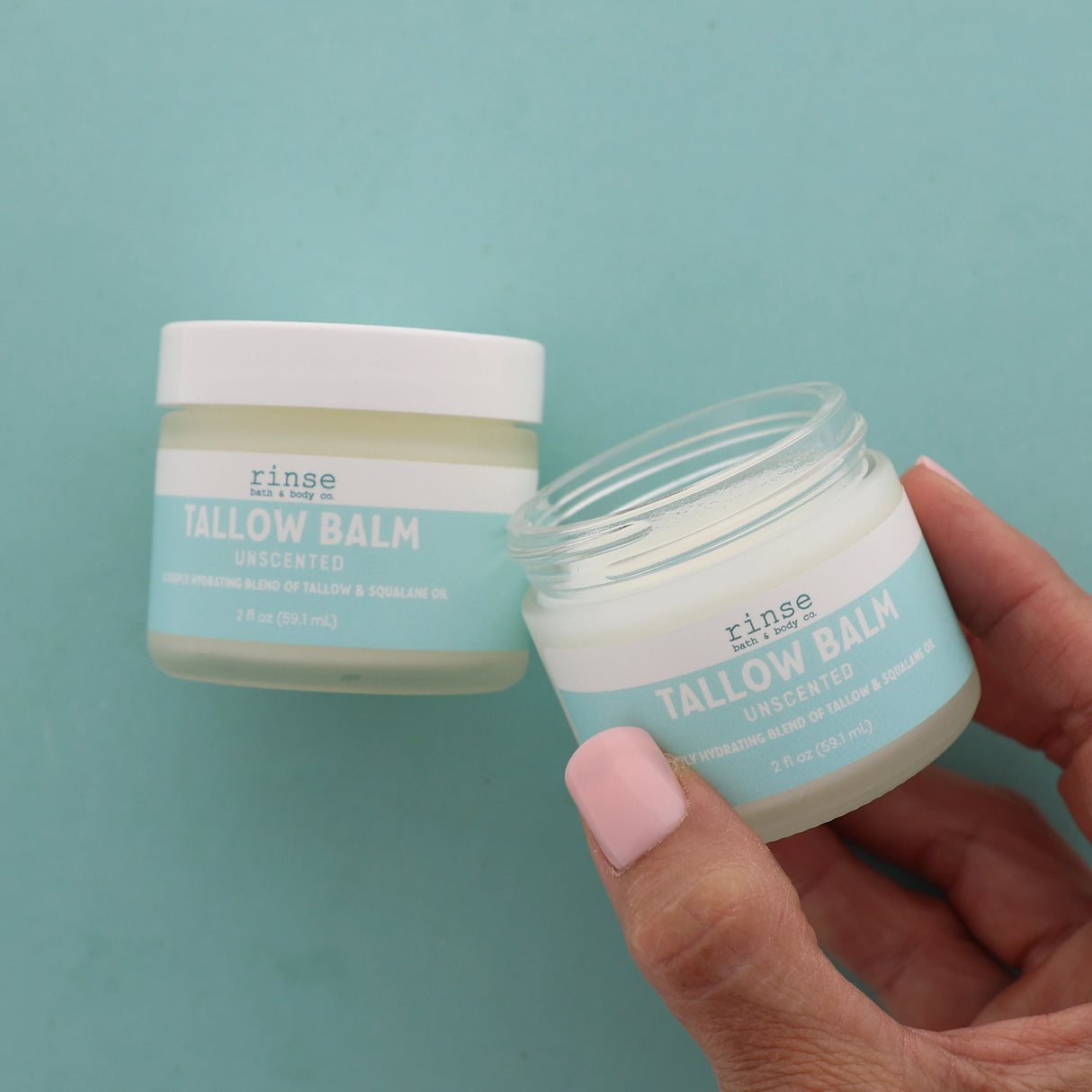 Grass-Fed Tallow Balm | Unscented Deep Repair Body Balm | Beef Tallow | Rinse