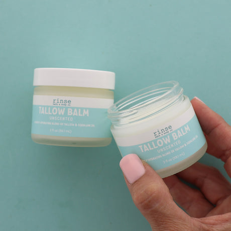 Grass-Fed Tallow Balm | Unscented Deep Repair Body Balm | Beef Tallow | Rinse