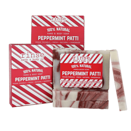 Natural handmade natural bar soap | Peppermint Patti | Rinse Bath & Body Co.