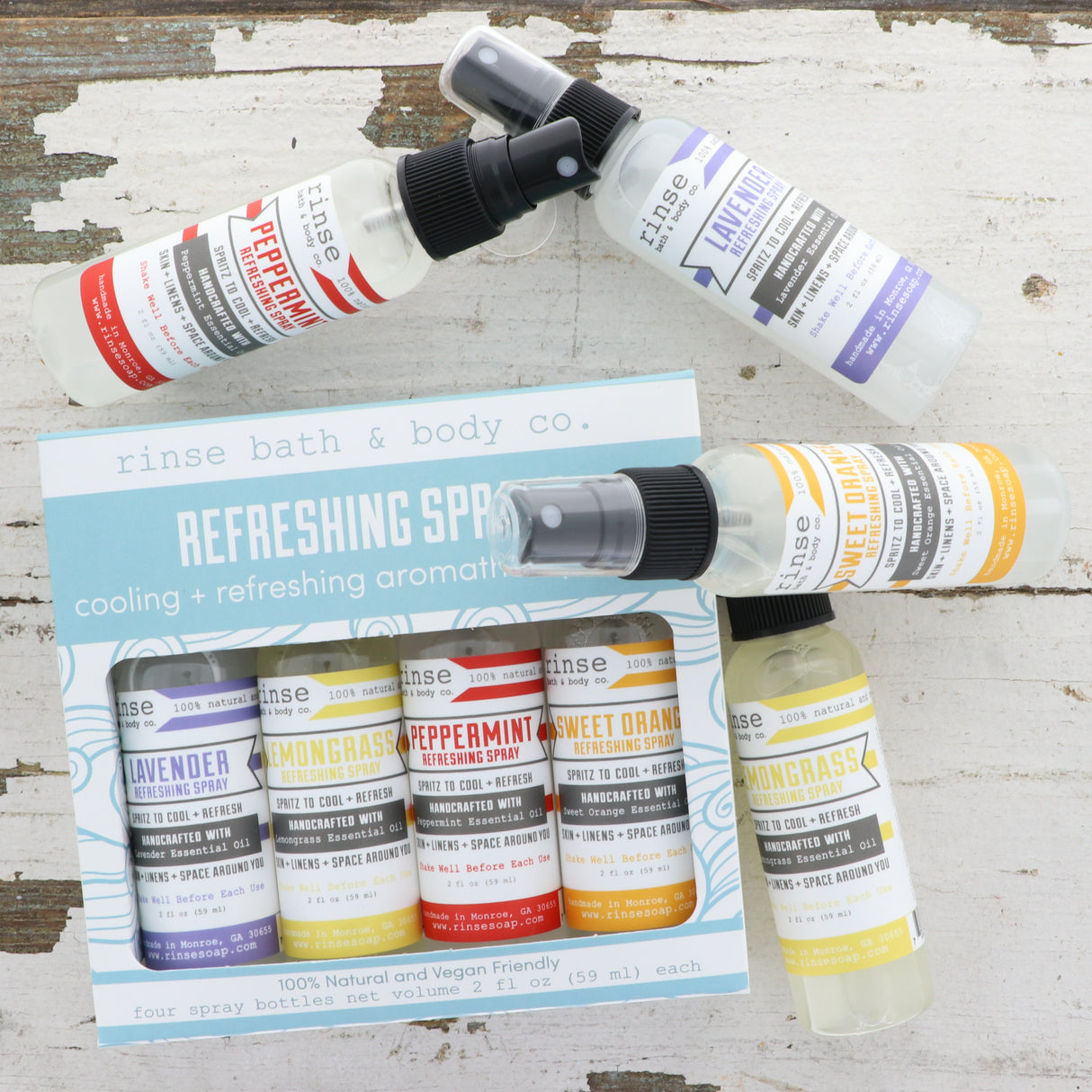 4 Pack of Mini Refreshing Sprays — lifestyle