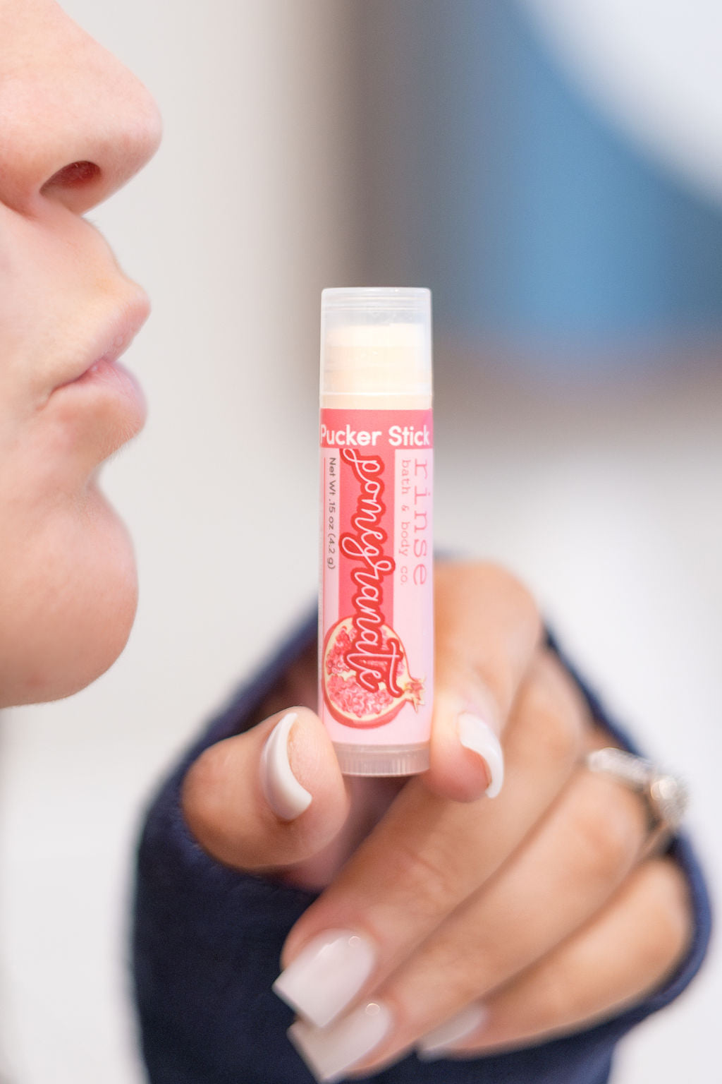 Pomegranate Pucker & Skin Stick Bundle — in-use