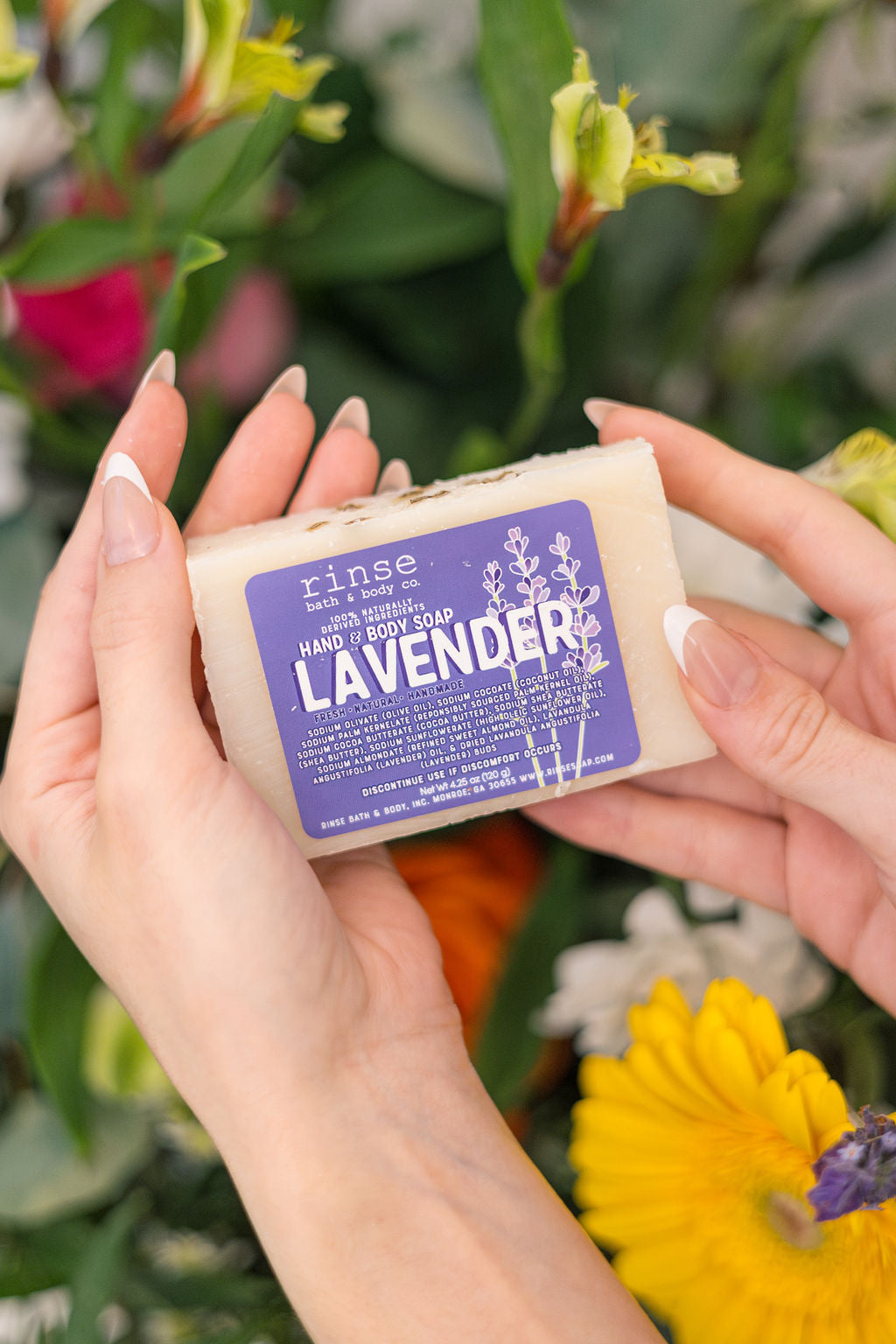 Lavender Soap + Skin Stick Box — in-use