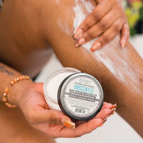 Natural natural body lotion | Unscented | Rinse Bath & Body Co. - alternate angle