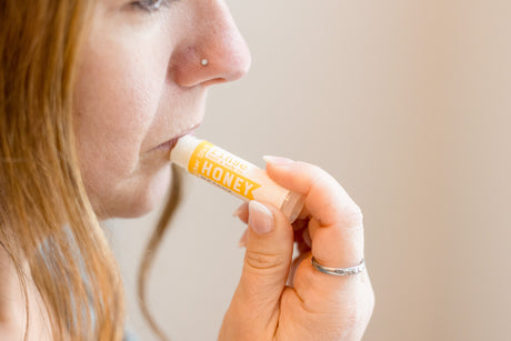 Almond & Honey Pucker & Skin Stick Bundle — in-use