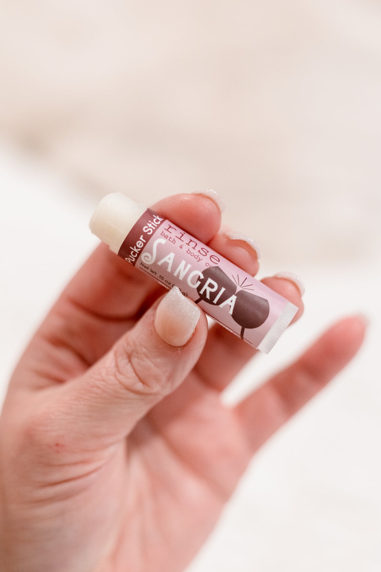 Cabernet Soap + Pucker Stick Box — lifestyle