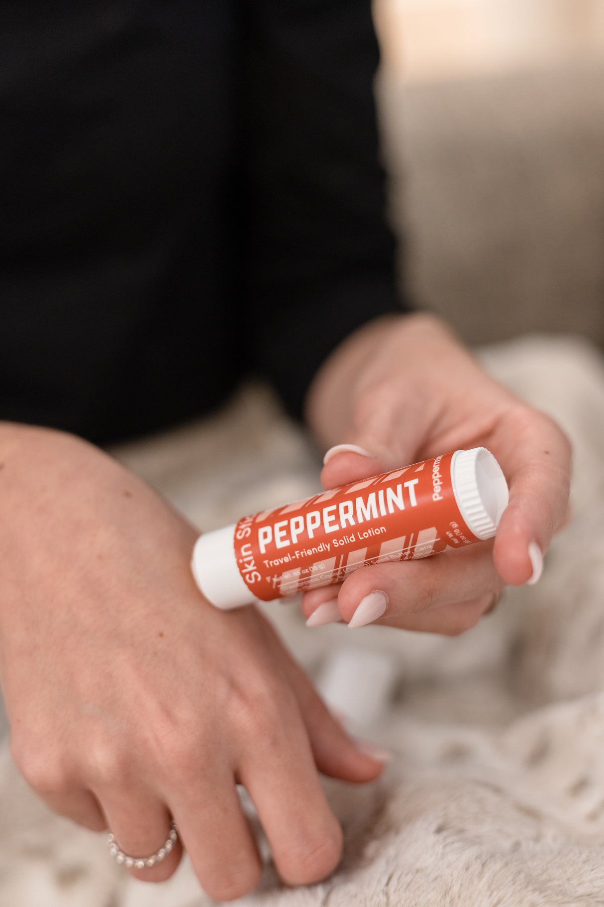 Peppermint Pucker & Skin Stick Bundle — in-use