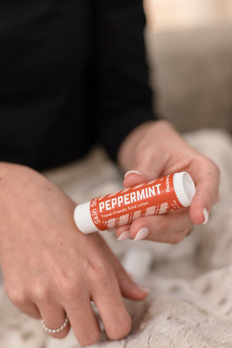 Peppermint Pucker & Skin Stick Bundle — in-use