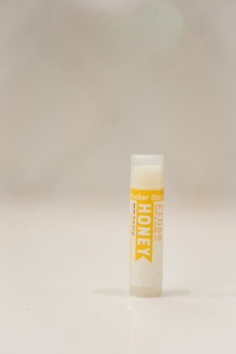 Almond & Honey Soap + Pucker Stick Box — lifestyle