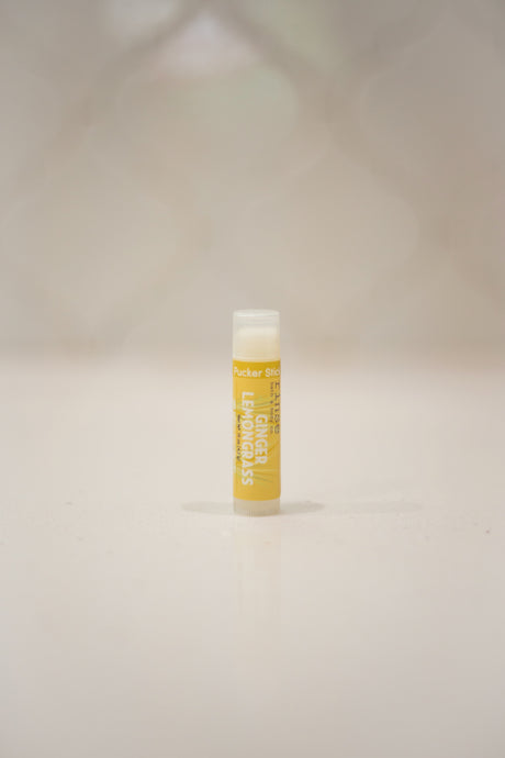 Ginger Lemongrass Soap + Pucker Stick Box — lifestyle