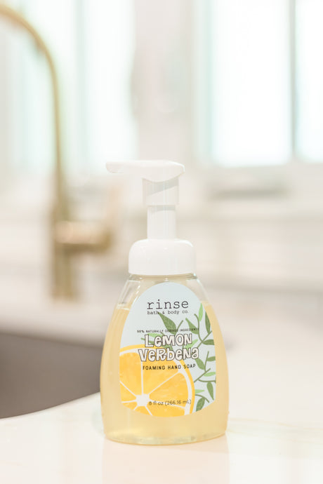 Lemon Verbena Foaming Hand Soap — lifestyle