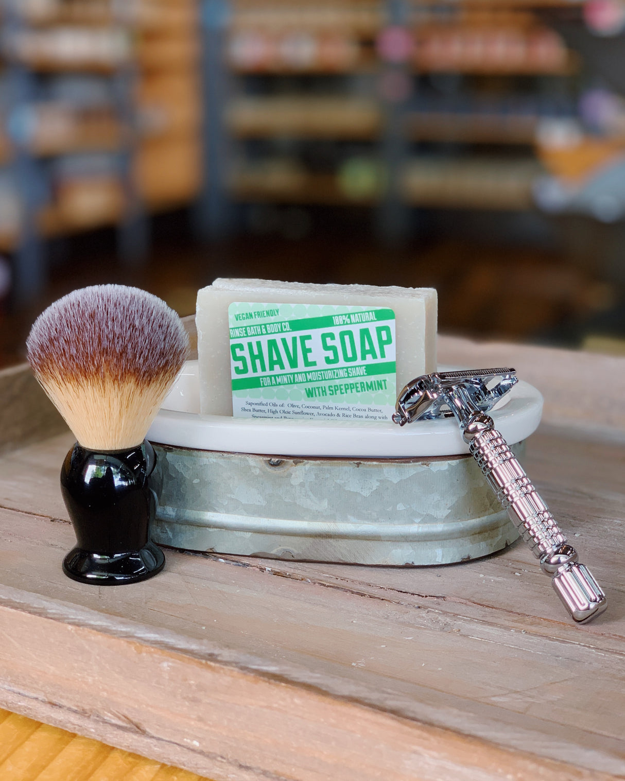 Shave Brush — lifestyle