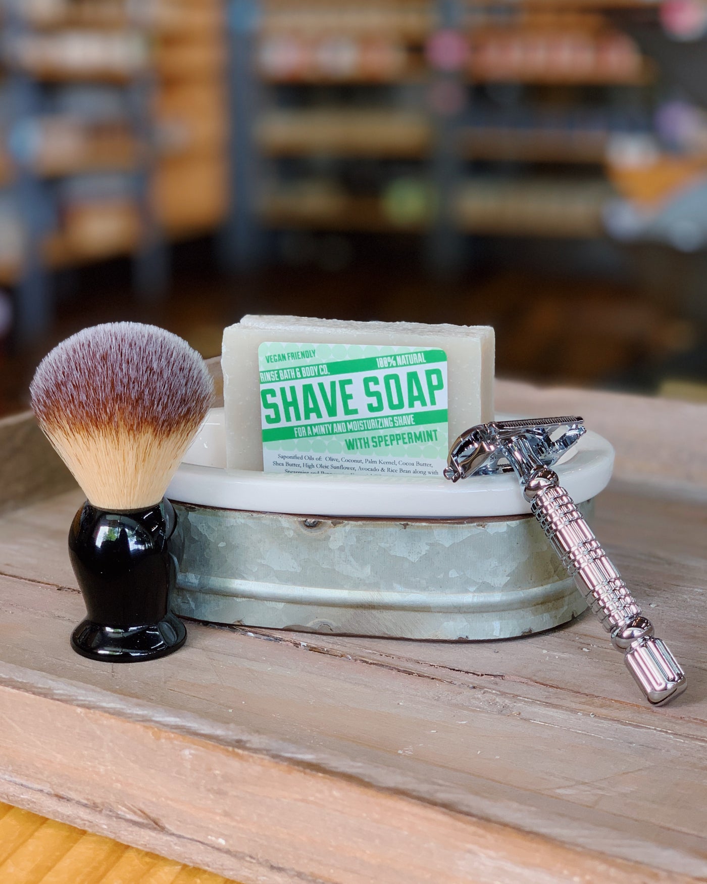 Shave Brush — lifestyle