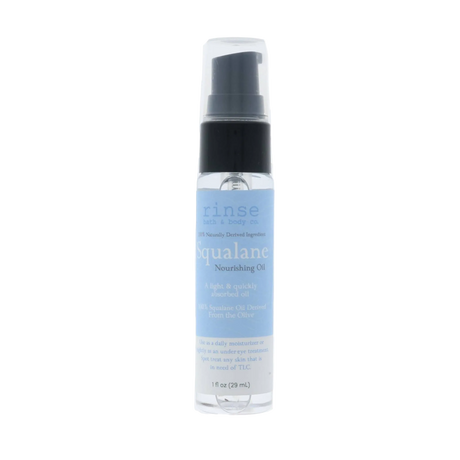 Rinse Squalane Nourishing Oil, clear 1 oz pump bottle
