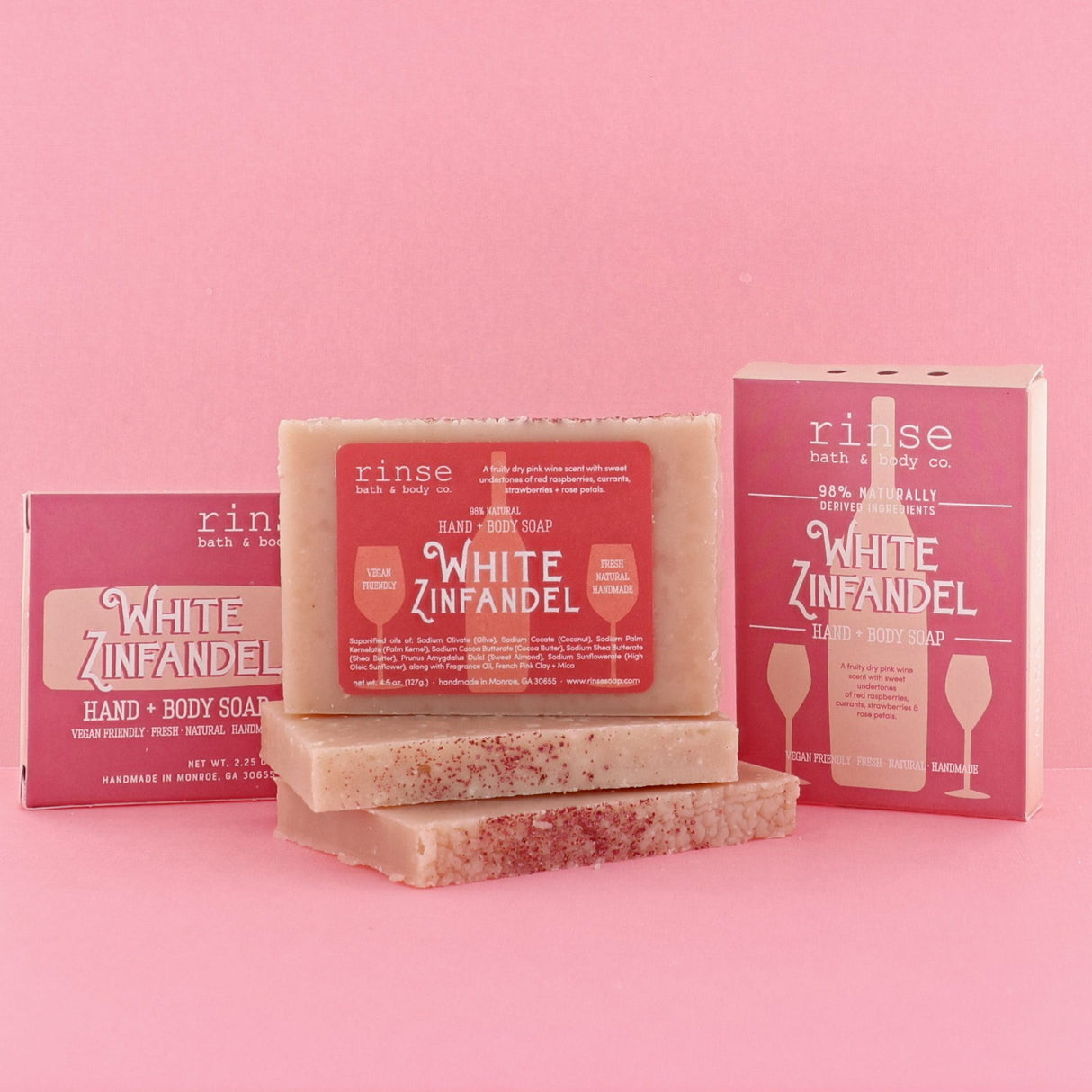 White Zinfandel Wine Soap — lifestyle
