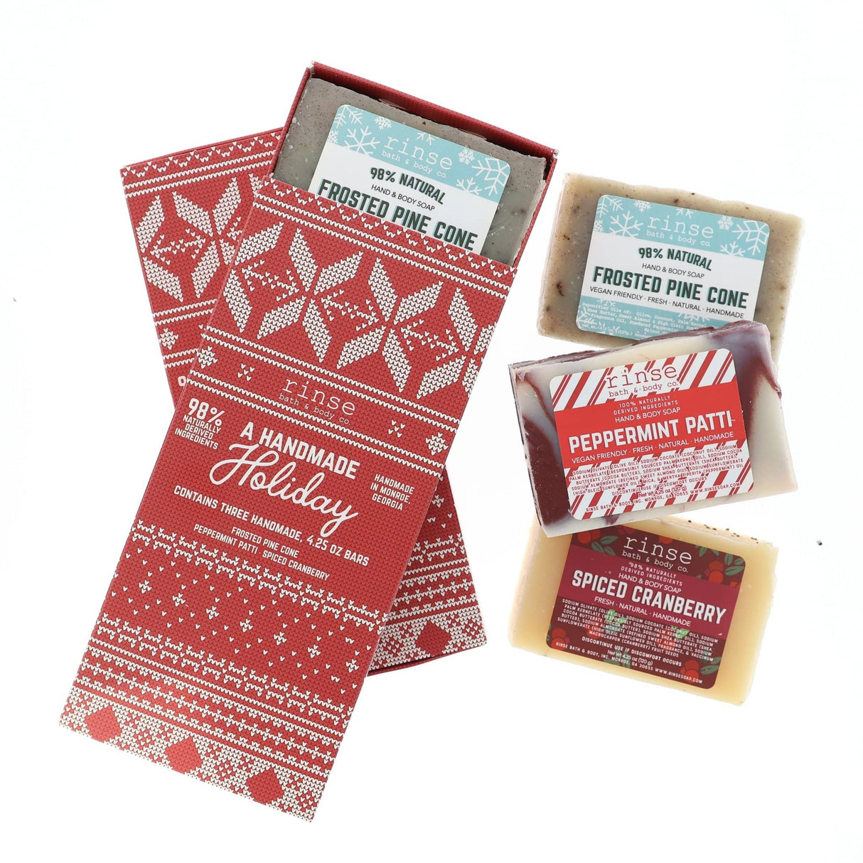 Rinse Tester - Seasonal Soap Boxes - handmade natural product