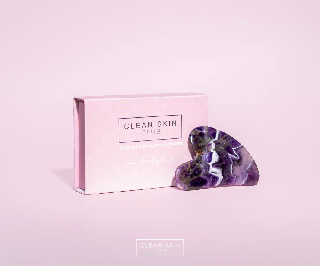 Rinse Amethyst Gua Sha - handmade natural product