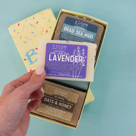 Natural handmade natural bar soap | Best Sellers | Rinse Bath & Body Co. - alternate angle