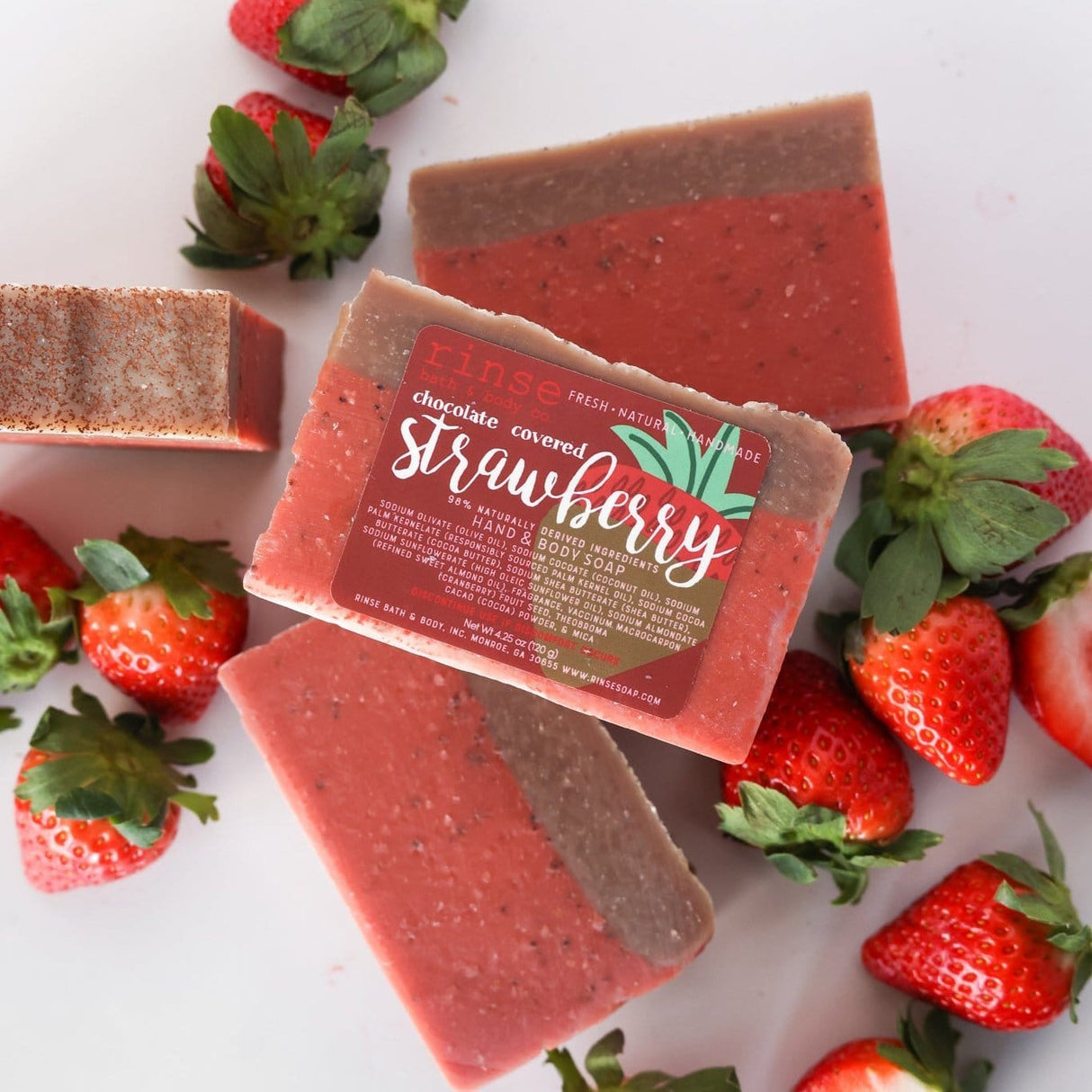 Tester - Seasonal Soap from Rinse - family-made since 2003 - texture close-up
