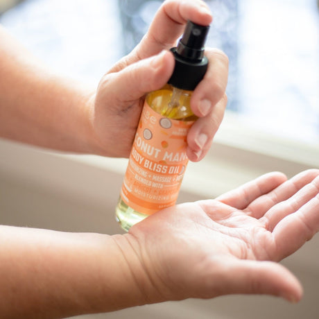 Handmade Tester - Body Bliss Oil - naturally derived - detail view