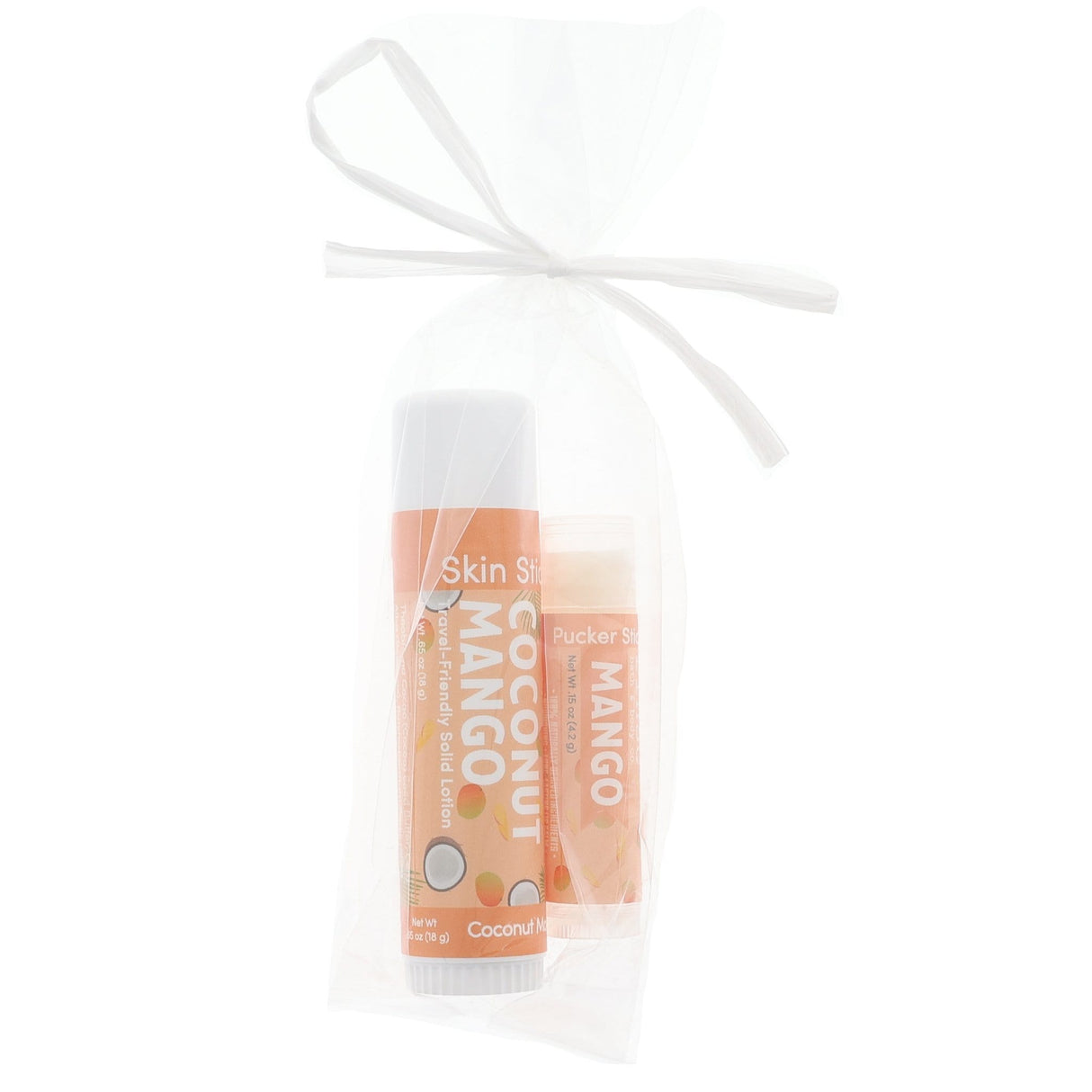 Handmade Coconut Mango Pucker & Skin Stick Bundle - naturally derived