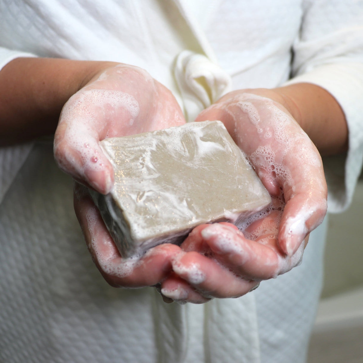 natural bath and body gift set in Dead Sea Mud by Rinse Bath & Body - detail view
