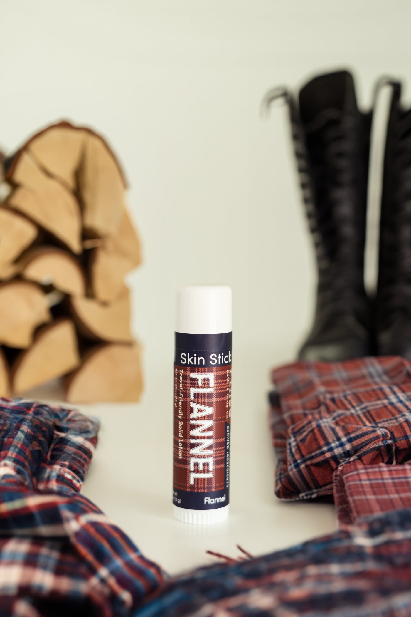 Flannel Pucker & Skin Stick Bundle — lifestyle