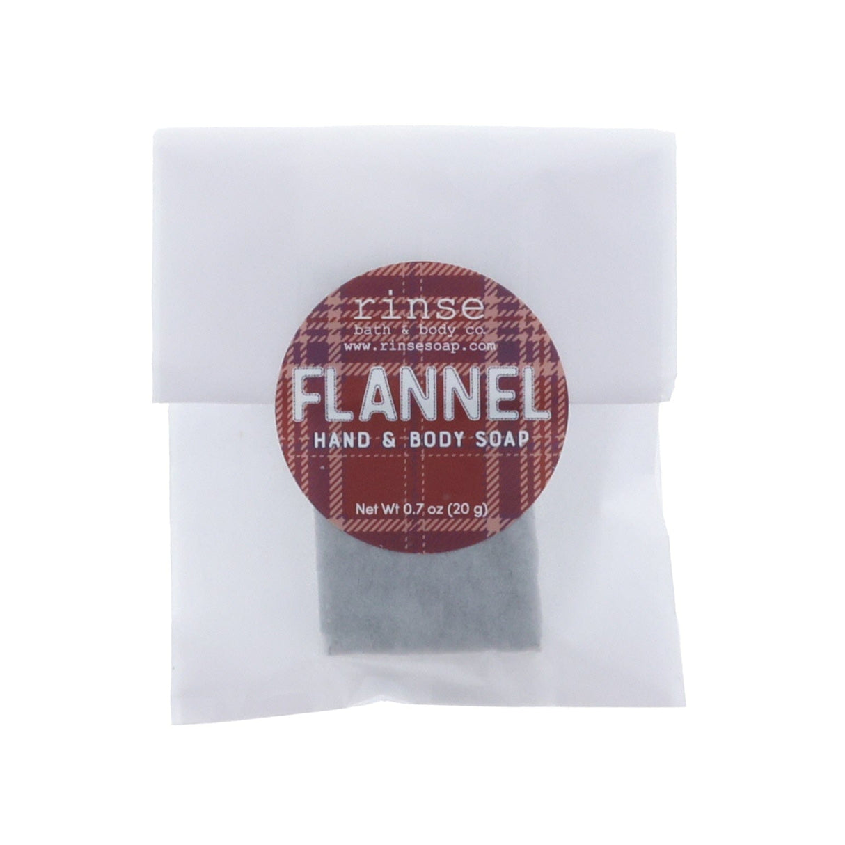 Flannel natural bath & body product from Rinse - family-made since 2003