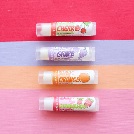 natural lip balm in Fruit Cup by Rinse Bath & Body - alternate angle