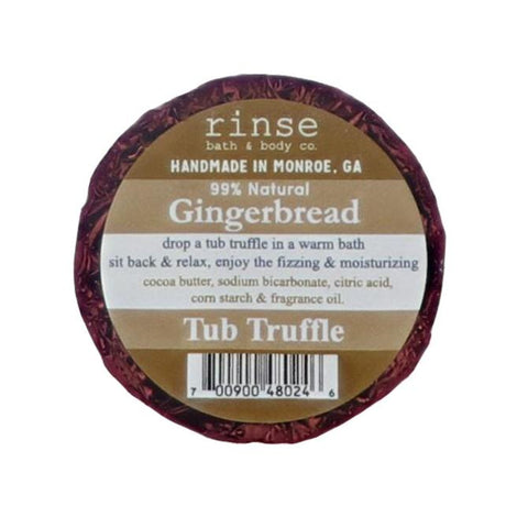 Rinse Gingerbread bath bomb - fizzy moisturizing soak