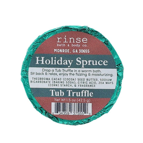 Handmade Holiday Spruce bath bomb - naturally derived