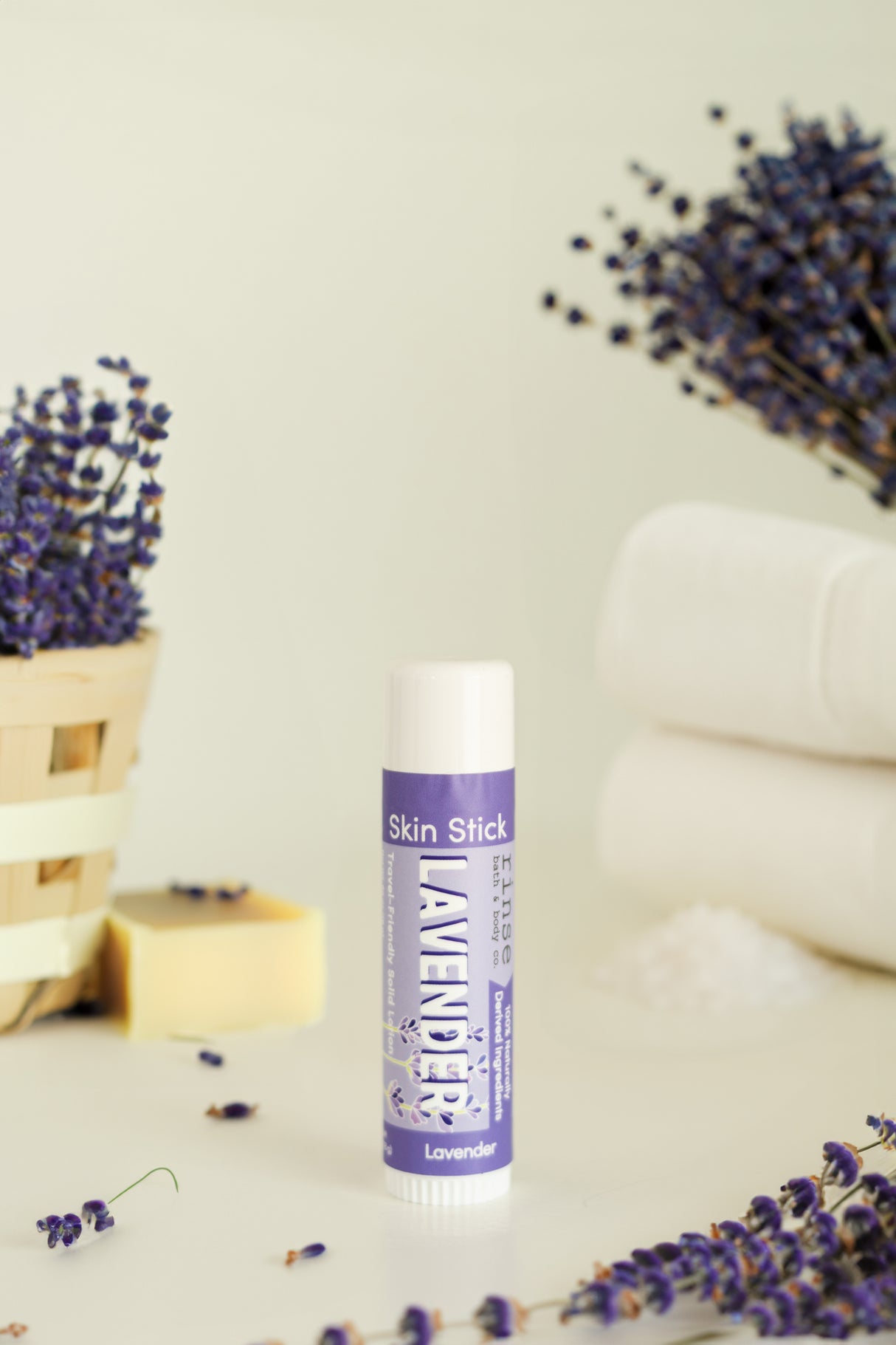 Lavender Soap + Skin Stick Box — lifestyle