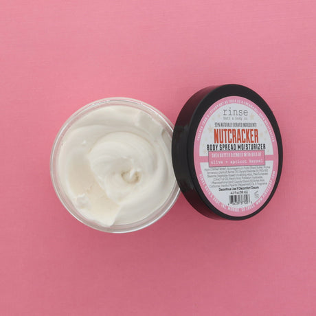 Handmade Nutcracker natural body lotion - naturally derived - alternate angle