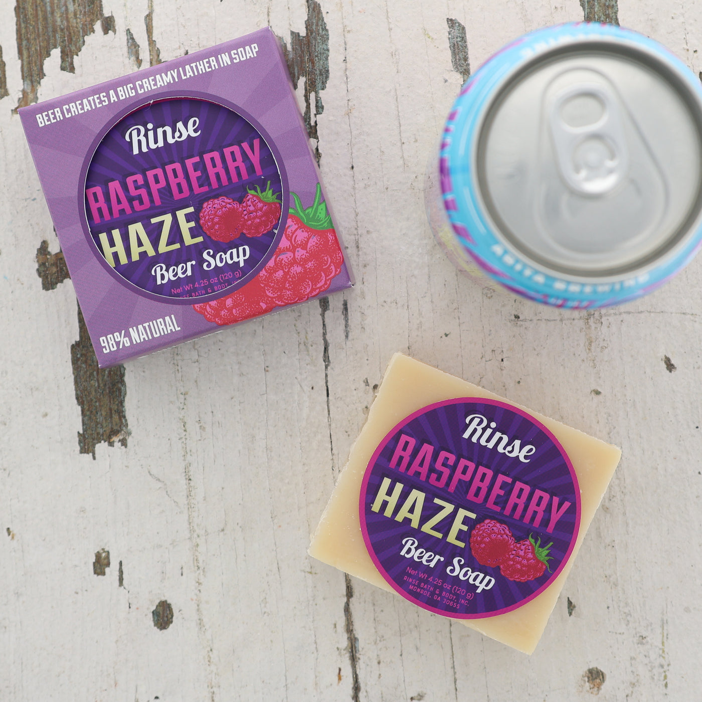 Raspberry Haze Beer Soap — lifestyle