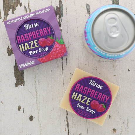 Raspberry Haze Beer Soap — lifestyle