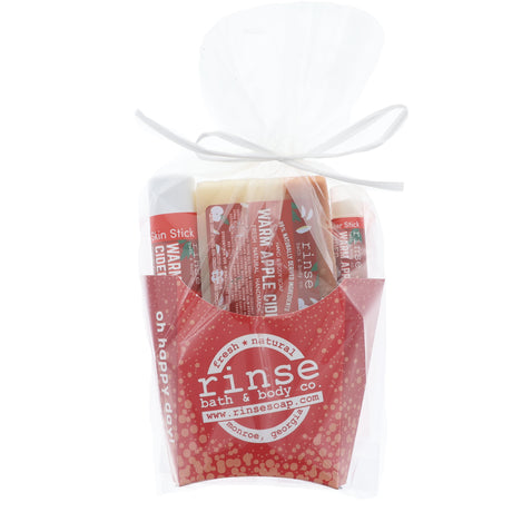 Rinse Warm Apple Cider Fry Bundle - curated gift collection - detail view
