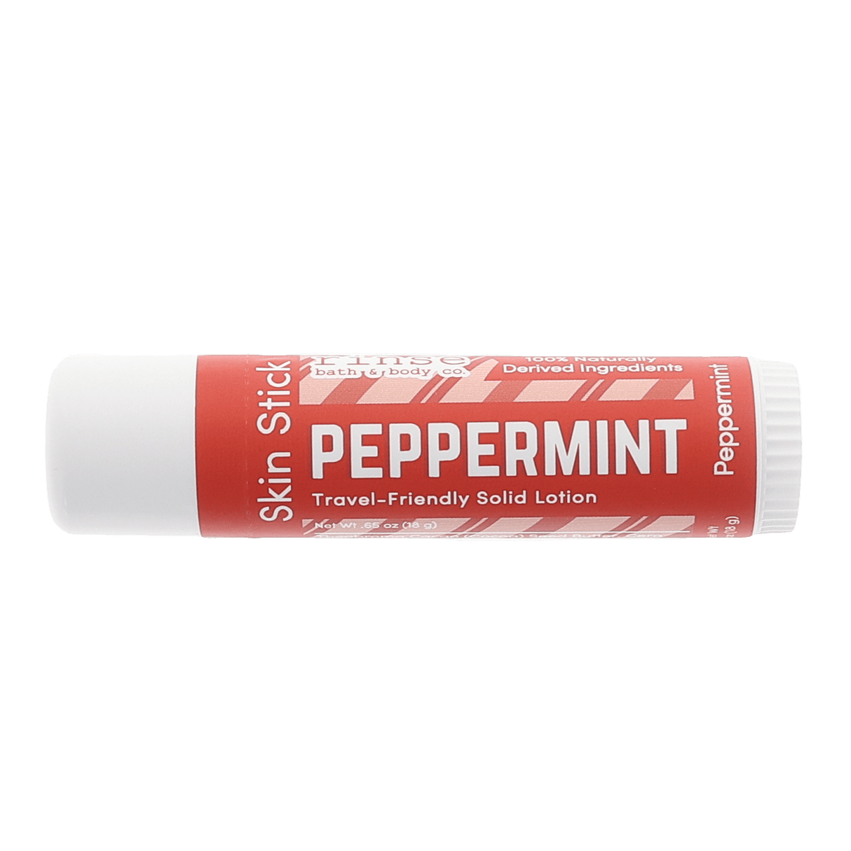 Handmade Peppermint solid lotion stick - naturally derived