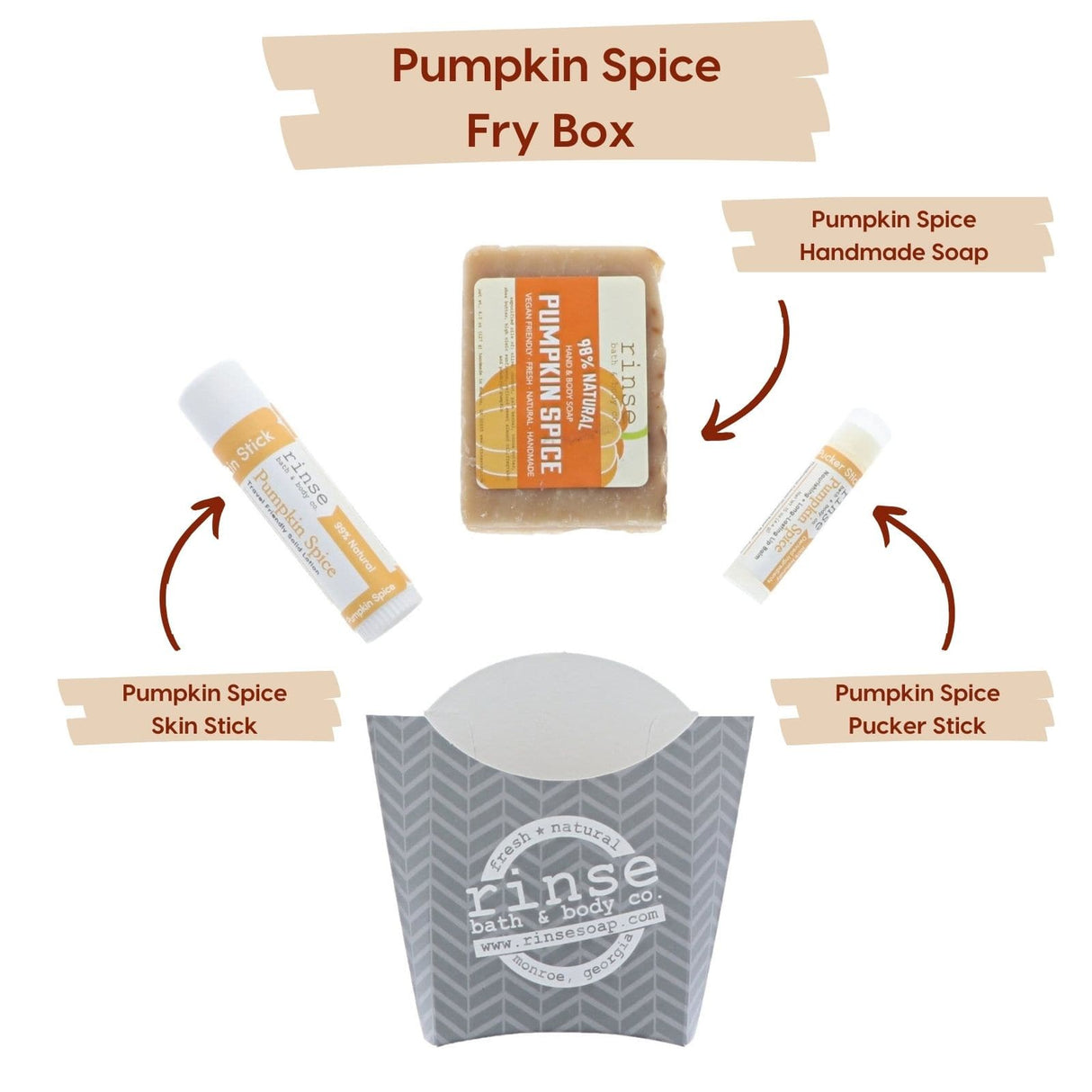 Build-A-Bundle Gift Set | Customizable Fry Box | Ready-to-Gift | Rinse