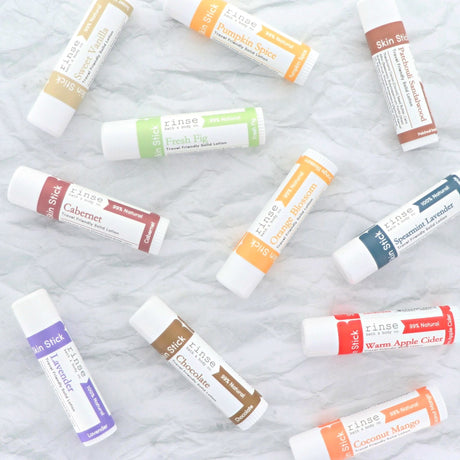Rinse skin sticks