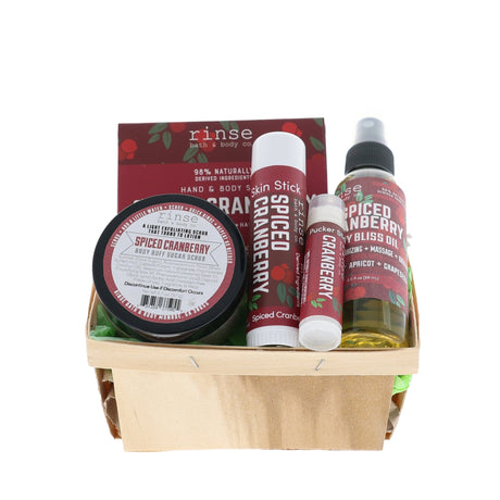 Rinse Spiced Cranberry Travel Holiday Bundle - handmade natural product