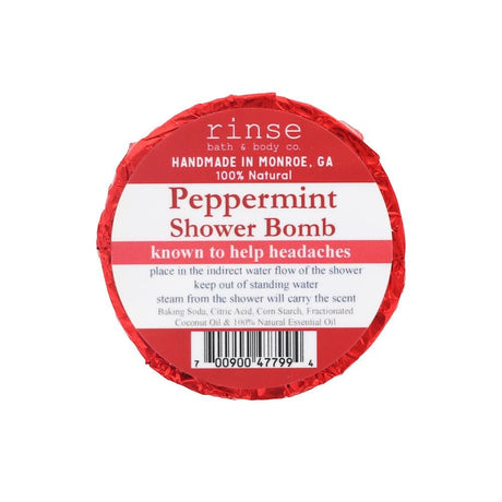 Handmade 4 Pack Peppermint aromatherapy shower steamer - naturally derived - lifestyle shot