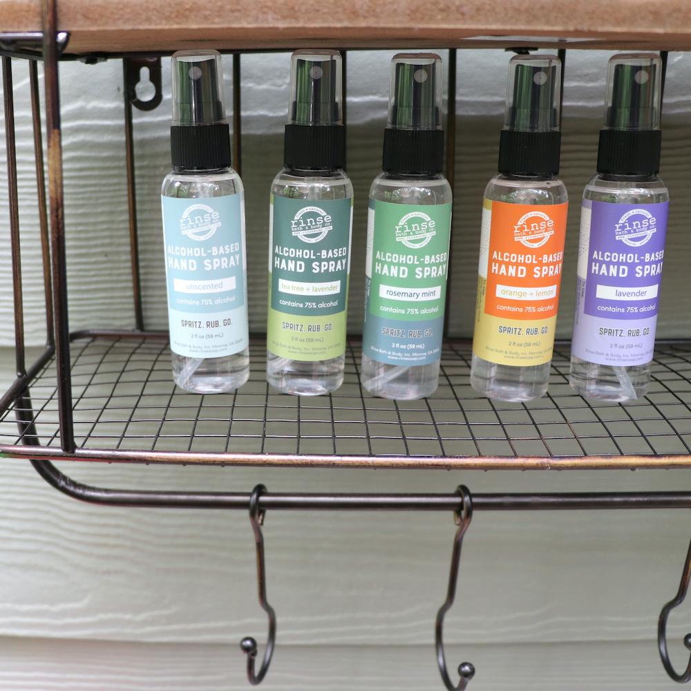Tea Tree Lavender natural bath & body product from Rinse - family-made since 2003 - alternate angle